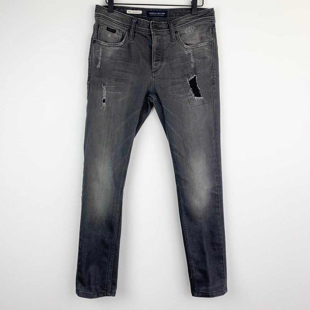 Premium by Jack & Jones Black Ben Skinny Fit Jeans